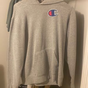 Grey champion hoodie